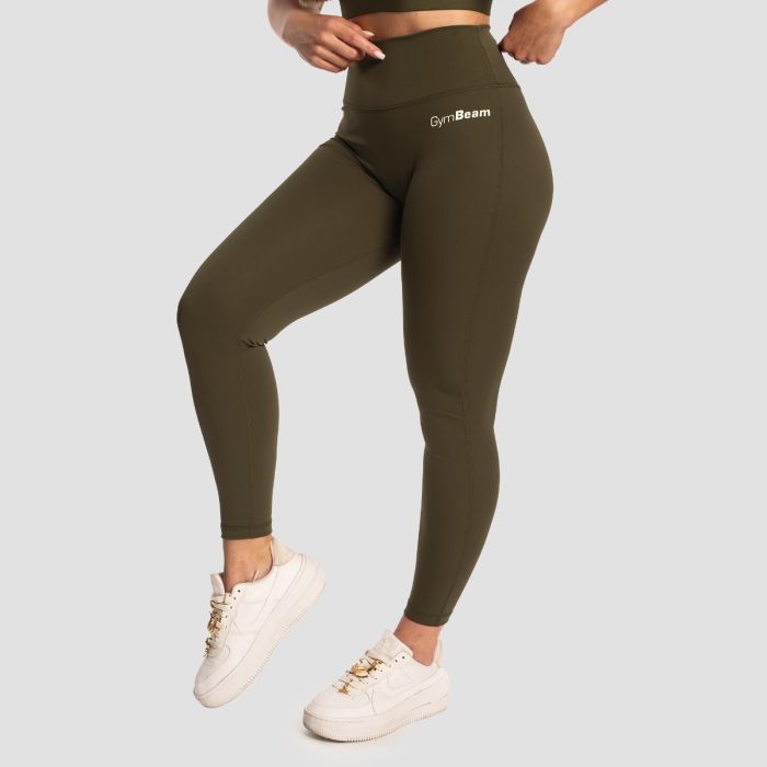 Women‘s Limitless High-Waisted Leggings Espresso - GymBeam XXL