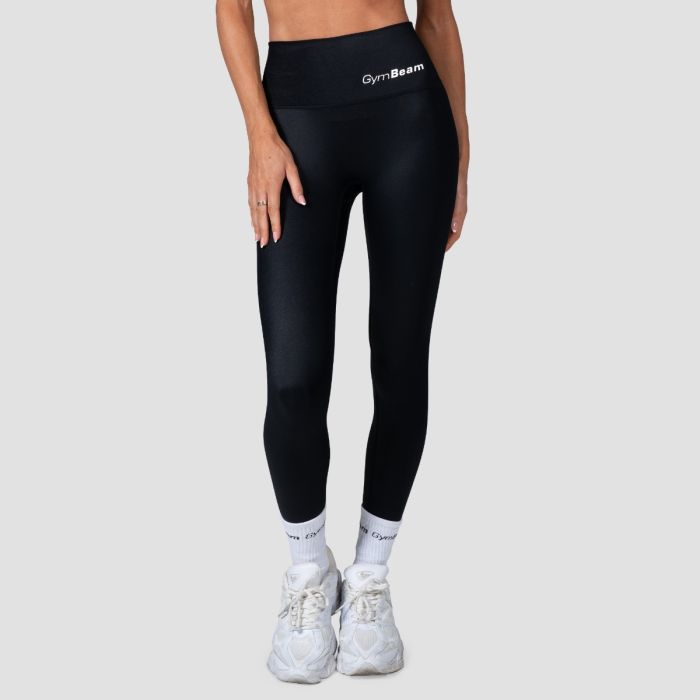 Women‘s Prime Leggings Black - GymBeam XXL