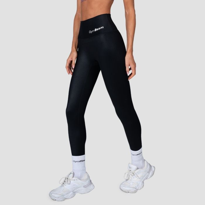 Women‘s Prime Leggings Black - GymBeam XXL