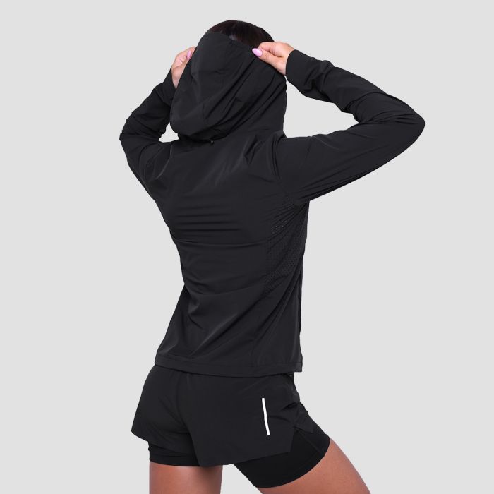 Women‘s Pulse Running Jacket Black - GymBeam XXL