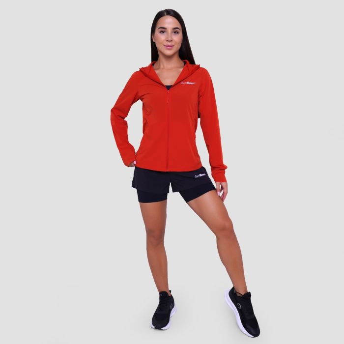 Women‘s Pulse Running Jacket Orange - GymBeam XXL