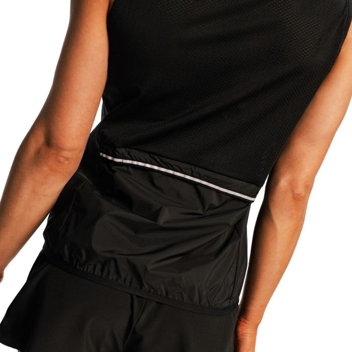 Women‘s Pulse X Running Gilet Black - GymBeam XL