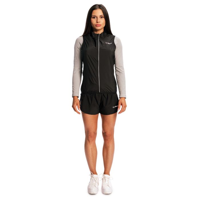 Women‘s Pulse X Running Gilet Black - GymBeam XL