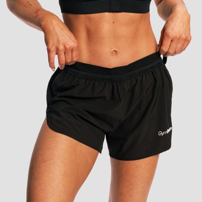 Women‘s Pulse X Running shorts Black - GymBeam XL