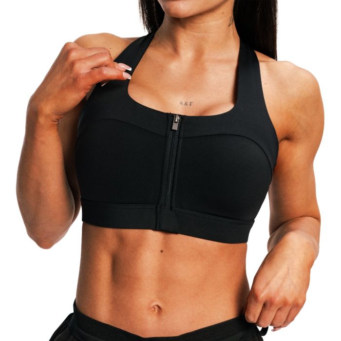 Women‘s Pulse X Running Sports Bra Black - GymBeam XL
