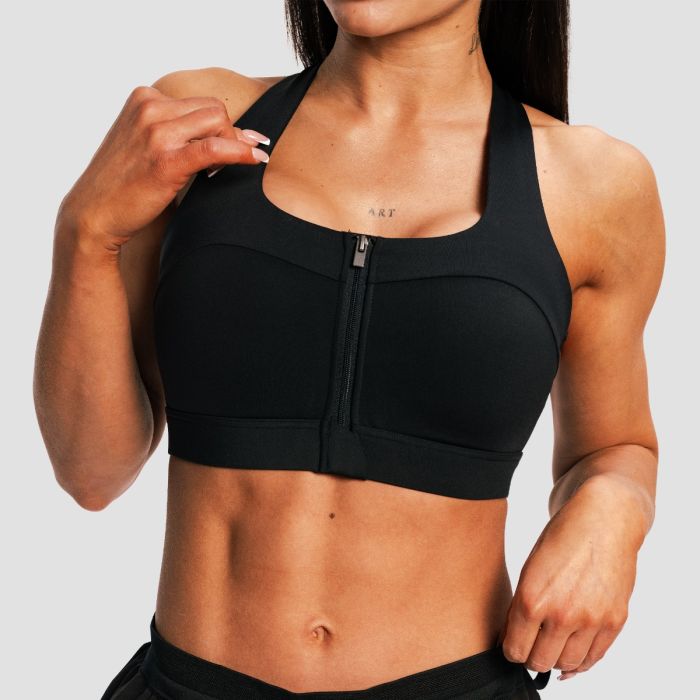 Women‘s Pulse X Running Sports Bra Black - GymBeam XL