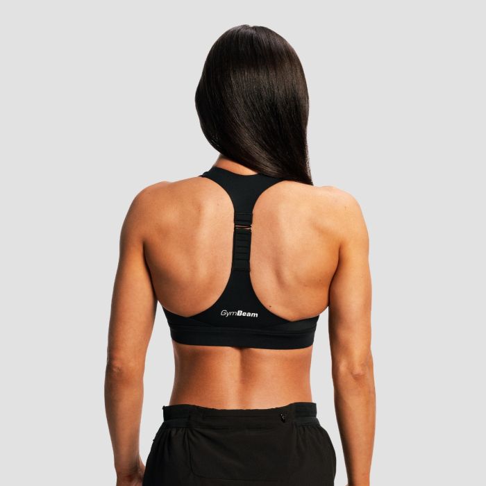 Women‘s Pulse X Running Sports Bra Black - GymBeam XL