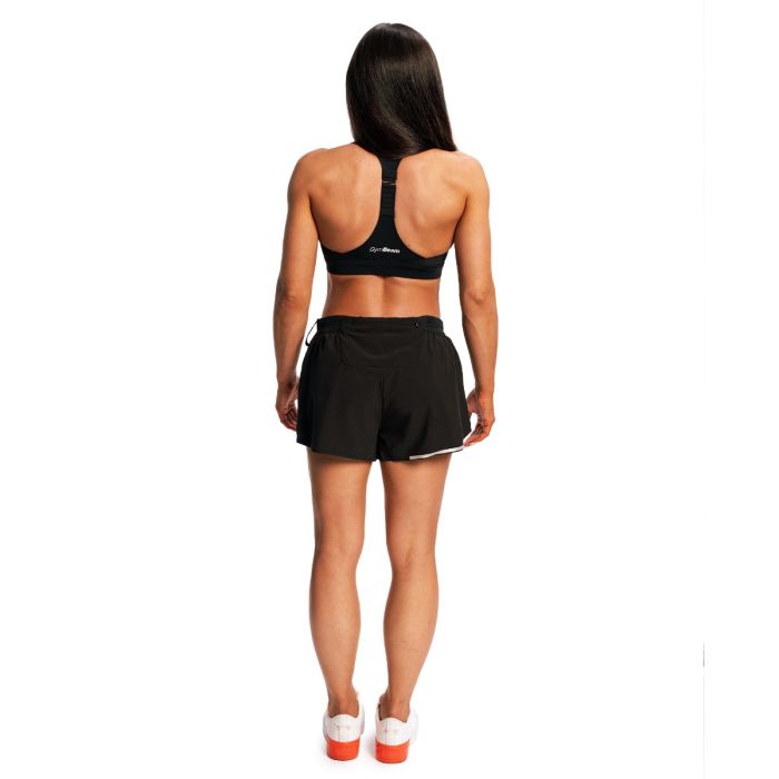 Women‘s Pulse X Running Sports Bra Black - GymBeam XL