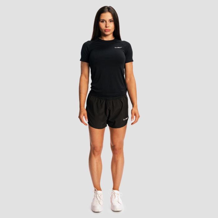 Women‘s Pulse X Running T-shirt Black - GymBeam XL