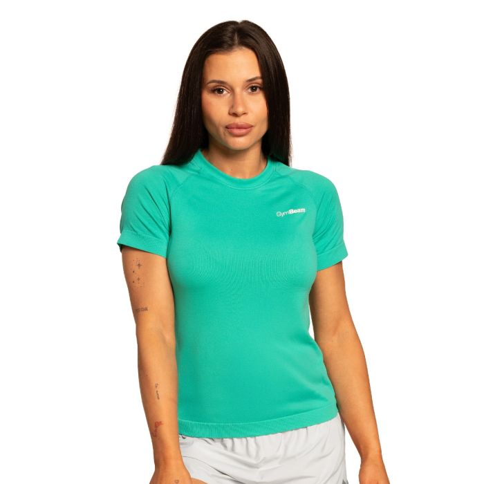 Women‘s Pulse X Running T-shirt Green - GymBeam XL