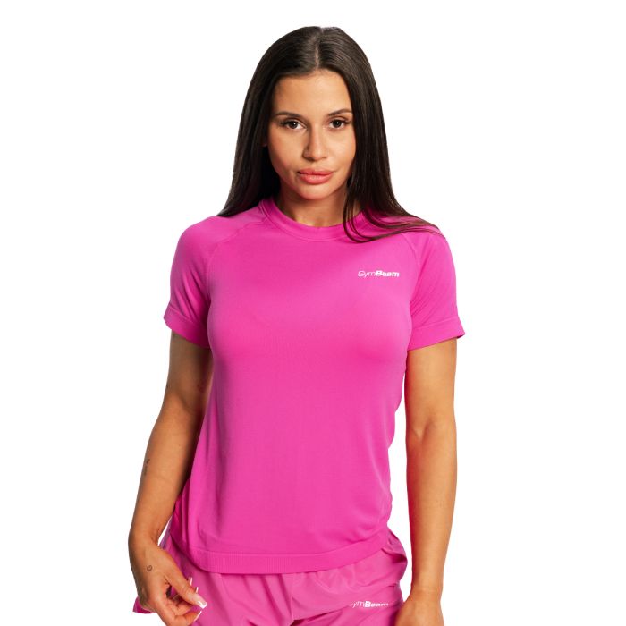 Women‘s Pulse X Running T-shirt Purple - GymBeam XL