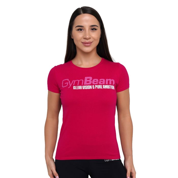 Women‘s Pure Ambition T-shirt Sorbet - GymBeam XXL