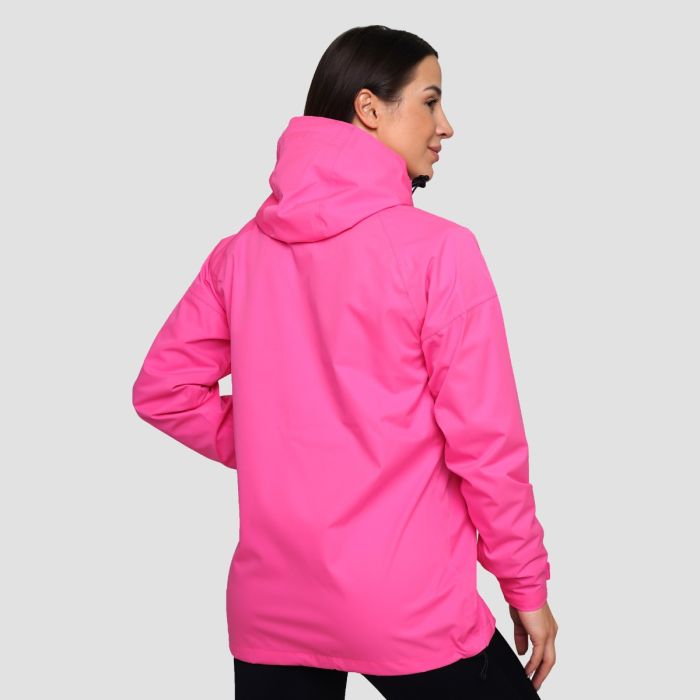 Women‘s Rain Smock Jacket Fuchsia - GymBeam XL