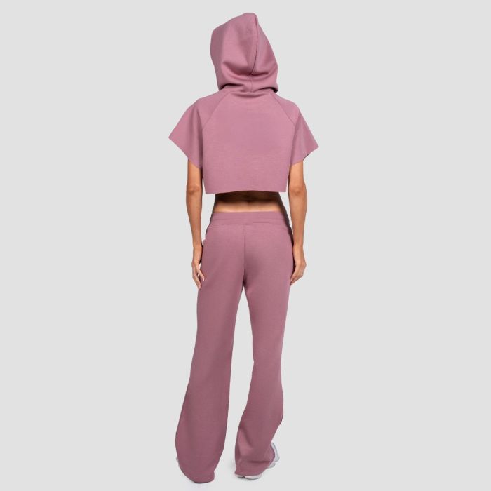 Women‘s Relay Cropped Hoodie Haze - GymBeam XXL