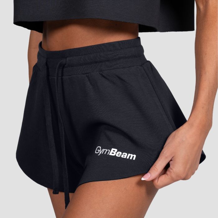 Women‘s Relay Shorts Black - GymBeam XXL