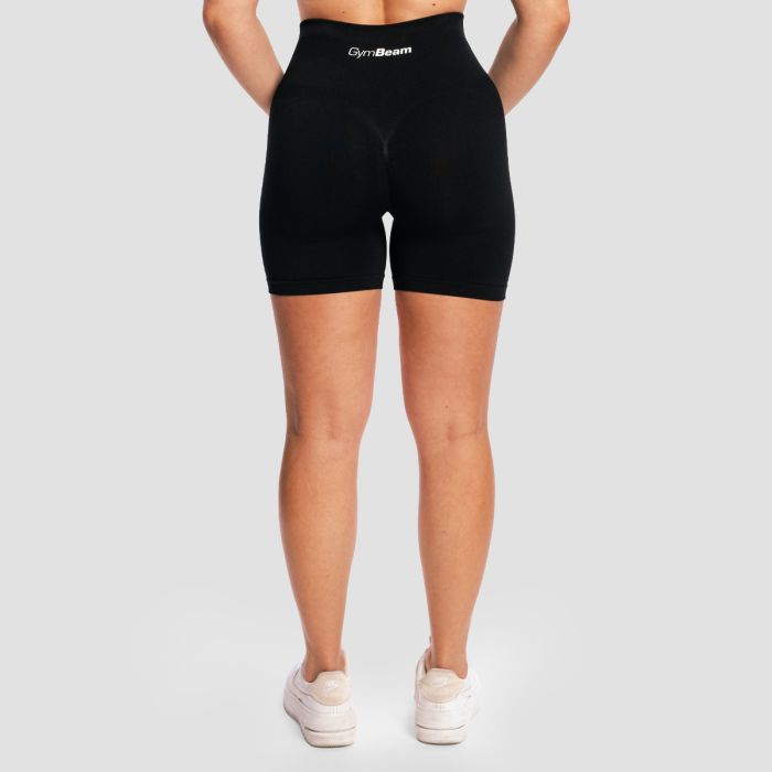 Women‘s Sculpt Seamless Shorts Black - GymBeam XL