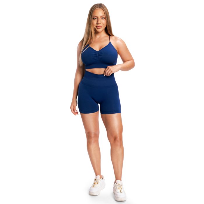Women‘s Sculpt Seamless Shorts Navy - GymBeam L