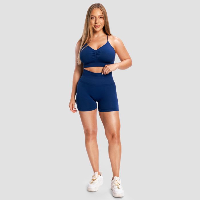 Women‘s Sculpt Seamless Shorts Navy - GymBeam L
