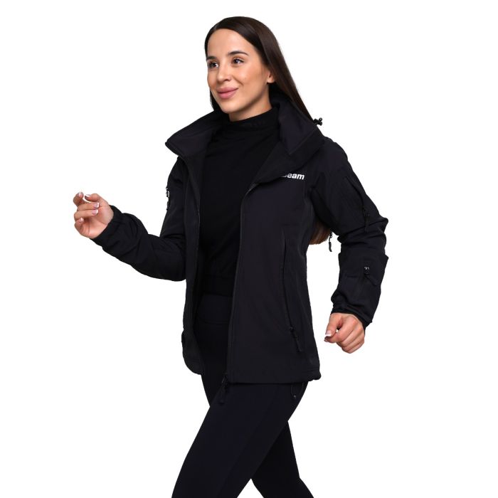 Women‘s Softshell Jacket Black - GymBeam XL