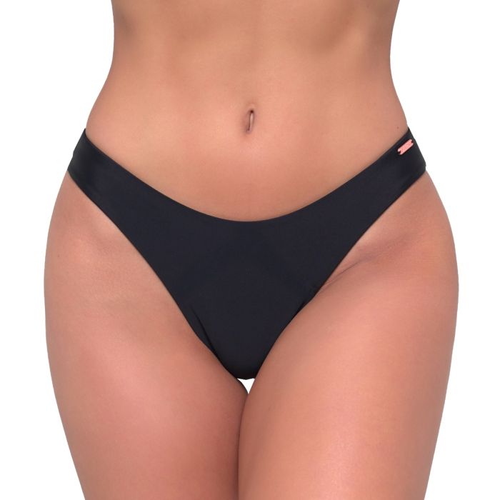 Women‘s Sports Bikini Bottom Black - GymBeam XL