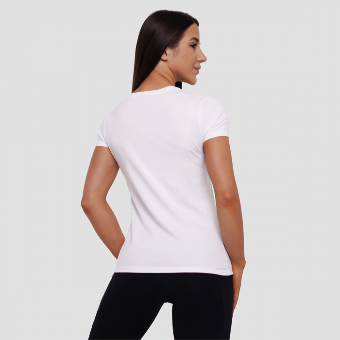 Women‘s Stronger Together T-shirt White - GymBeam XXL