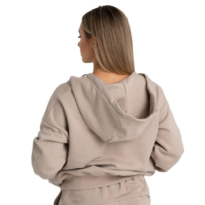 Women‘s Zip Hoodie Taupe - STRIX XL