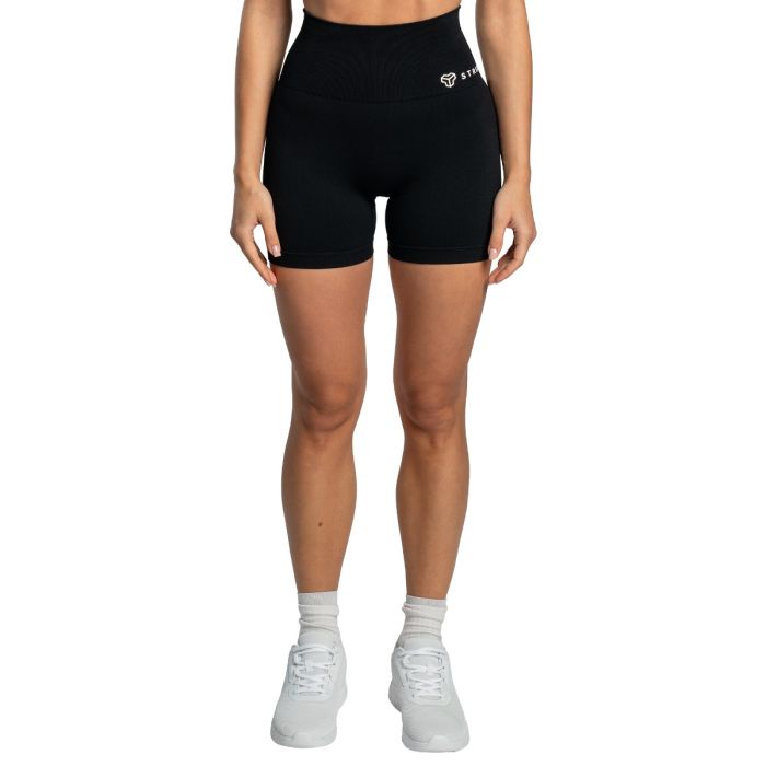 Women‘s Seamless Shorts Black - STRIX XL