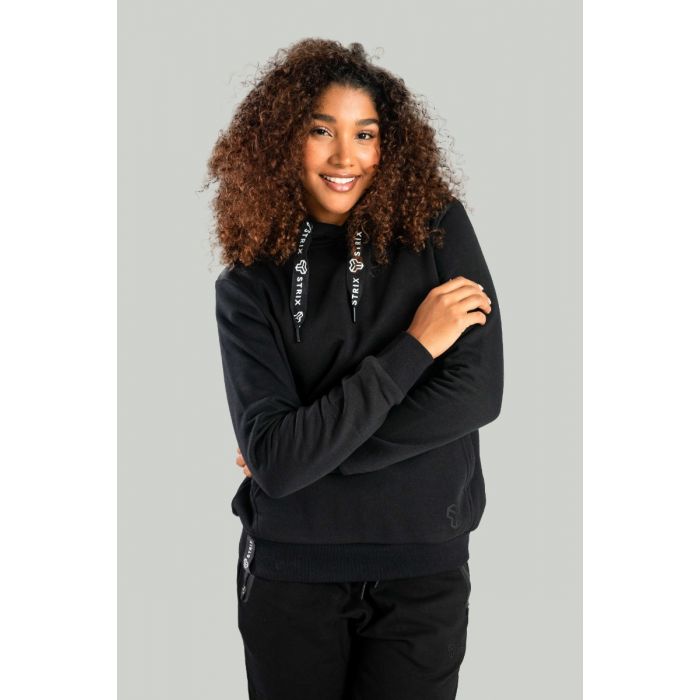 Women‘s Aster Hoodie Black - STRIX S