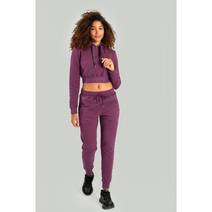 Women‘s Essential Joggers Plum - STRIX S