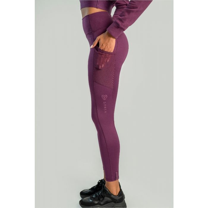 Essential leggings Plum - STRIX XL