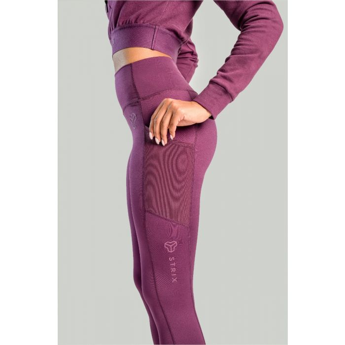 Essential leggings Plum - STRIX XL