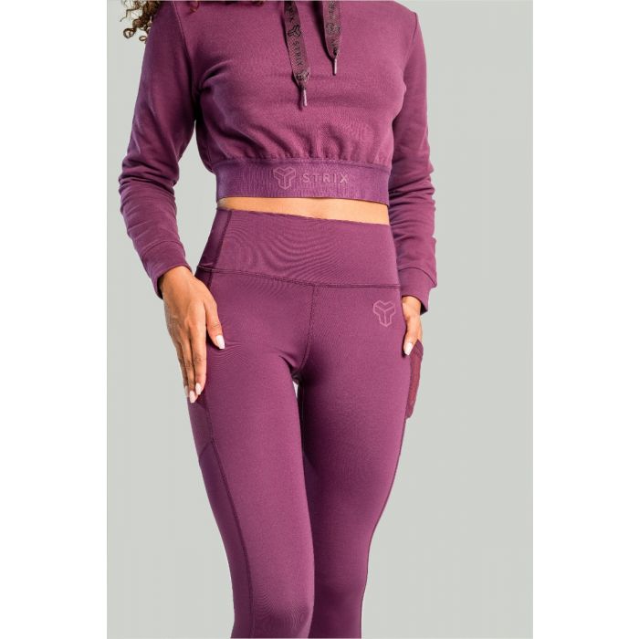 Essential leggings Plum - STRIX XL