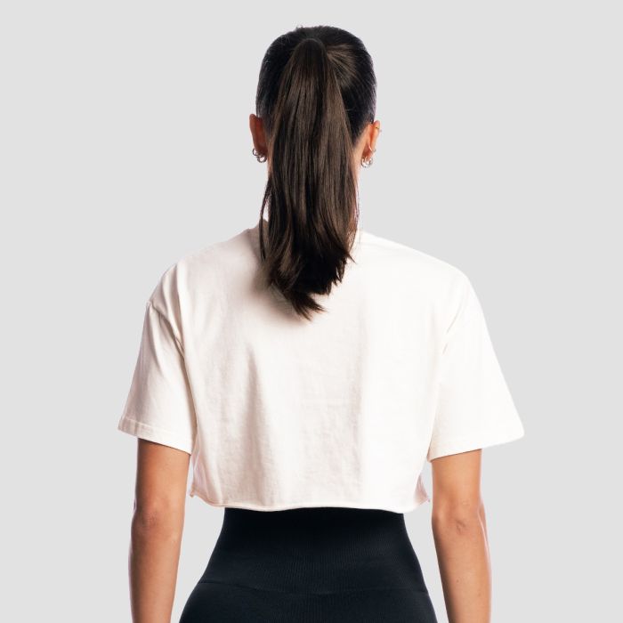 Women‘s GymBabe Shirt Cream - GymBeam L