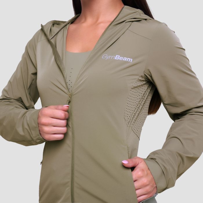 Women‘s Pulse Running Jacket Vetiver - GymBeam XXL