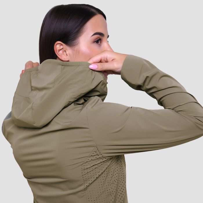 Women‘s Pulse Running Jacket Vetiver - GymBeam XXL