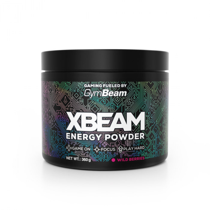 XBEAM Energy Powder - GymBeam 360 g - wild berries