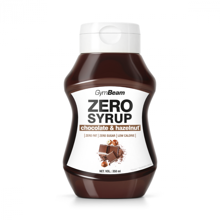 Bezkalorický sirup Hazelnut Choco - GymBeam 350 ml