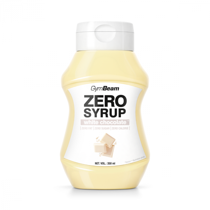 Bezkalorický sirup White Chocolate - GymBeam 350 ml
