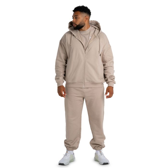 Zip Hoodie Taupe - STRIX XXL