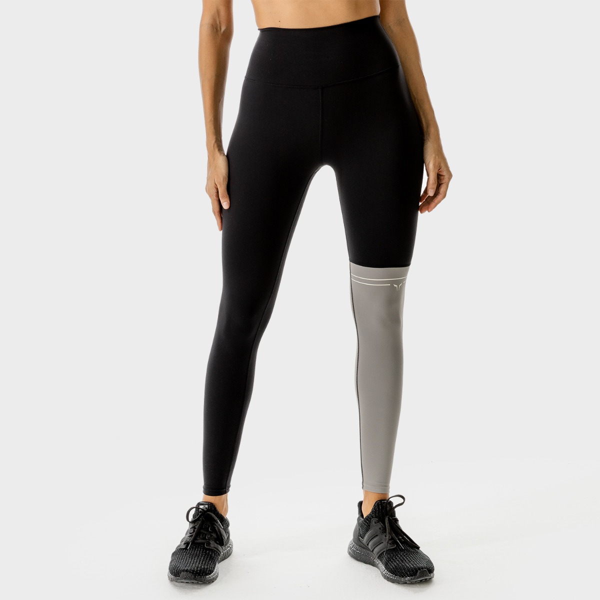 Women‘s leggings LAB360º Colour Block Black Titanium - SQUATWOLF
