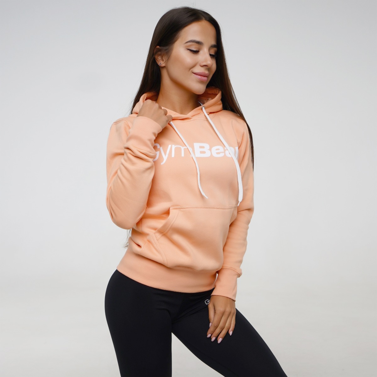 Women's Athlete Hoodie Powder Peach - GymBeam