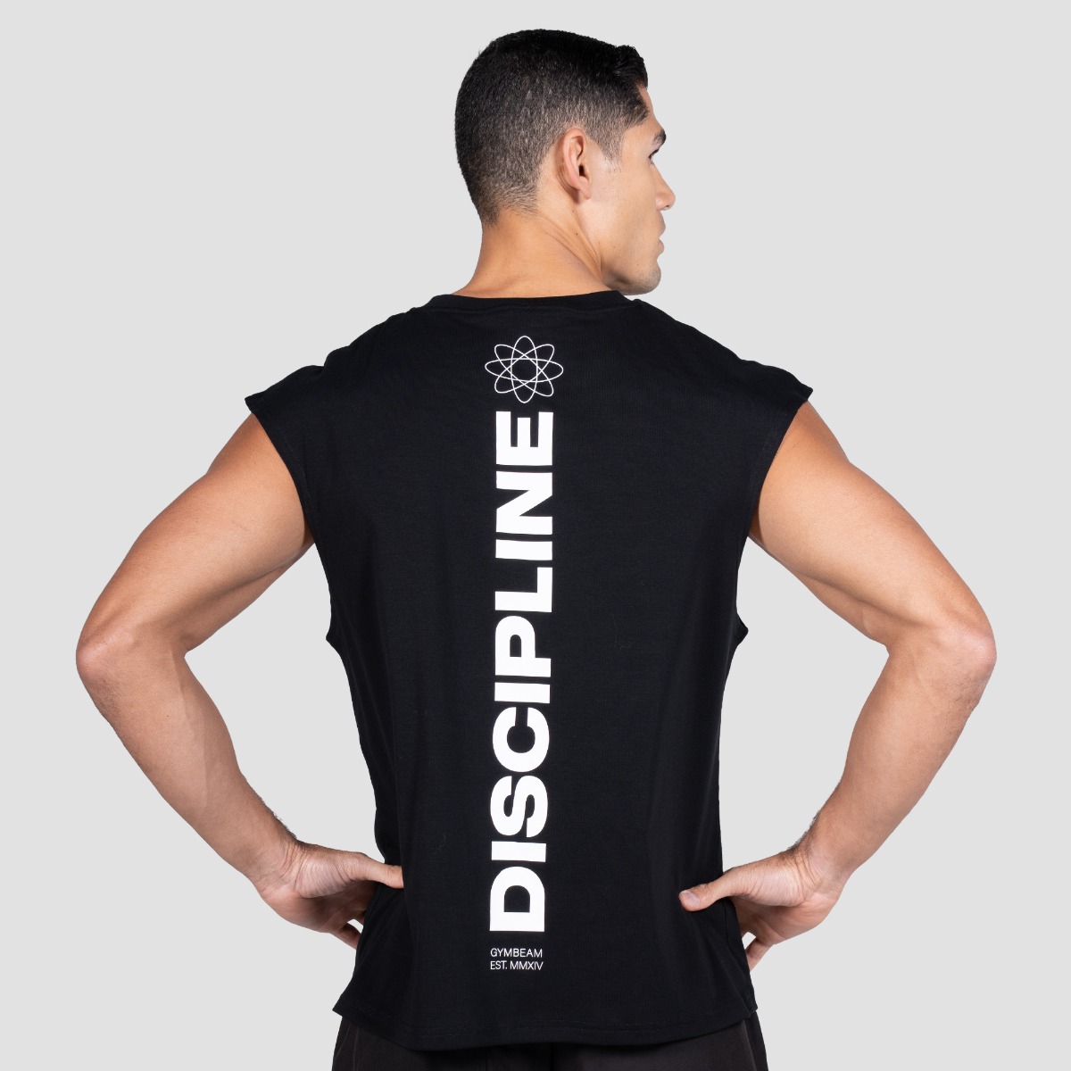 Discipline Tanktop Zwart - GymBeam
