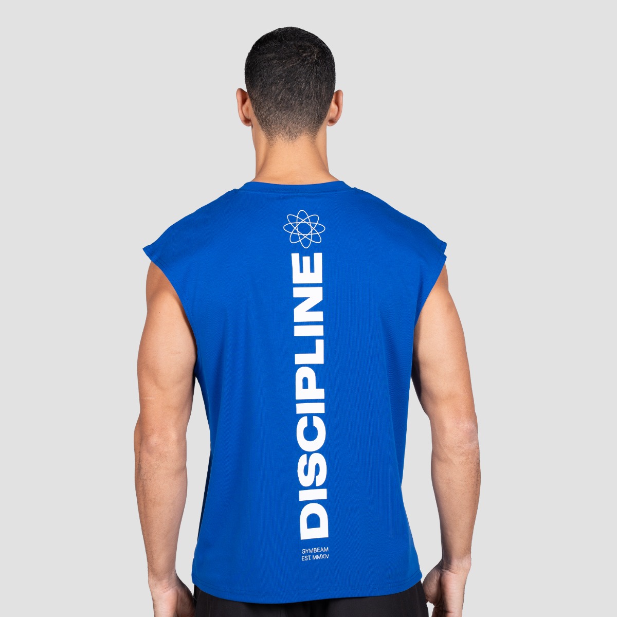 Discipline Tanktop Blauw - GymBeam