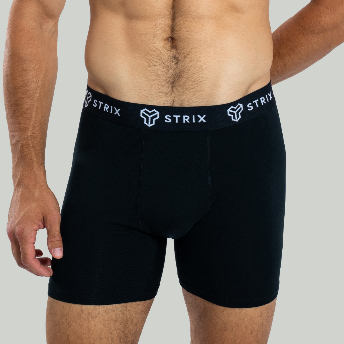 Heren Essential Boxers 2Pack Zwart - STRIX
