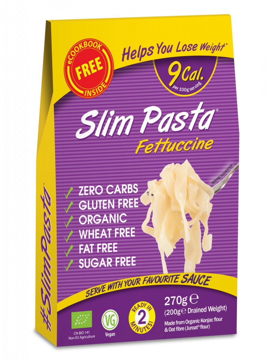 Bio Fettuccine 270 g - Slim Pasta