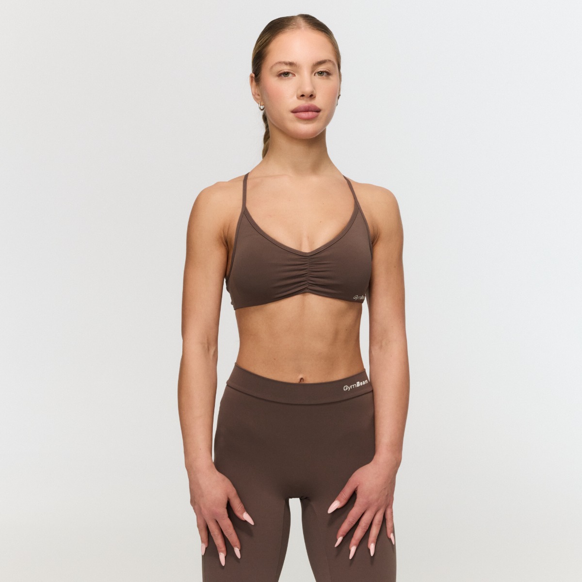 Fierce Sports Bra Cappuccino - GymBeam
