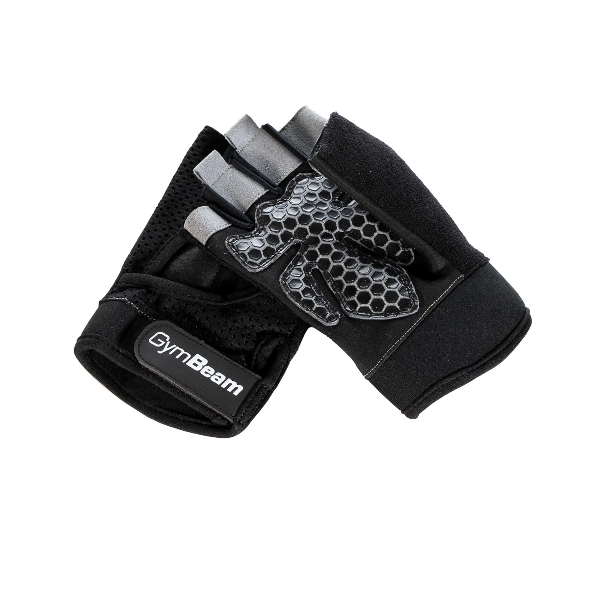 Grip Fitness Handschoenen Zwart - GymBeam