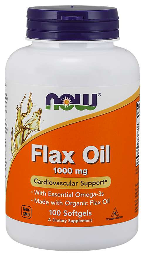 Flax Oil 1000 mg - NOW Foods