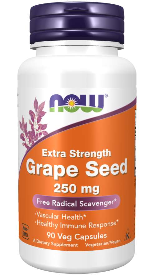 Grape Seed, Extra Strength - NOW Foods