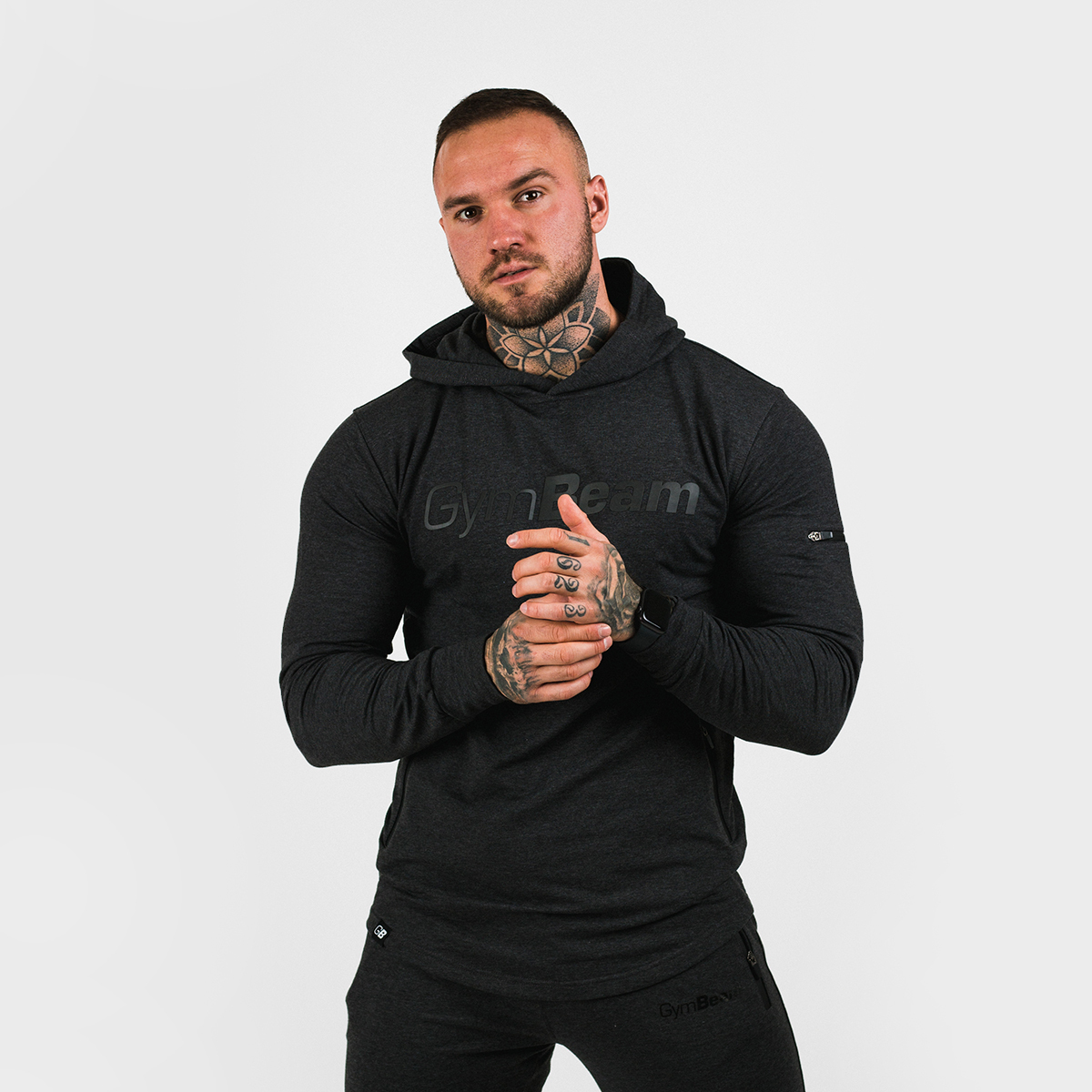 Heren Urban Hoodie Grijs - GymBeam